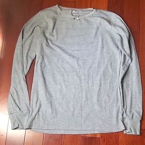 Pamela Thermal Grey Long Sleeve Shirt